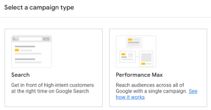 Overlap between Performance Max and Search campaigns